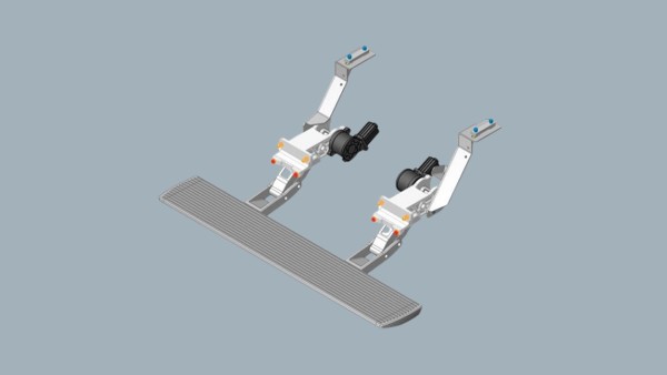 Offroad step for sliding door VW Camper Vans with front-wheel drive