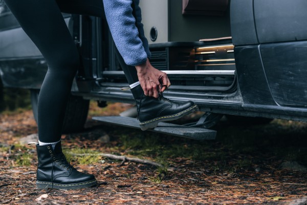 Offroad step for sliding door VW Camper Vans with front-wheel drive