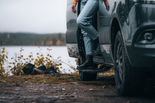 Offroad step for sliding door VW Camper Vans with front-wheel drive