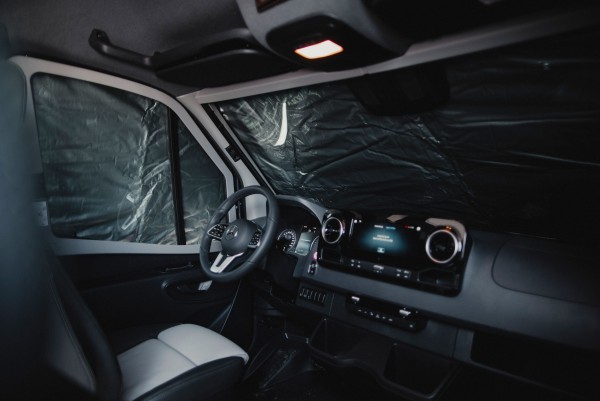 Insulation mat for front windscreen Mercedes Sprinter 2018
